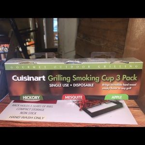 Grilling Smoking 3-Cup Pack BRAND NEW